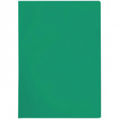 Папка-уголок OfficeSpace, A4, 100мкм, прозрачная зеленая (арт. Fmu15-9_878)