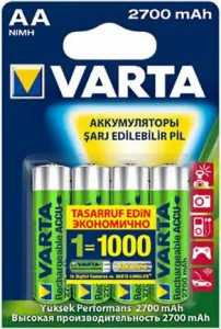 Аккумулятор Varta Professional 5706.301.404 /R6 2700Mah Ni-Mh Bl4 (арт. 183122)