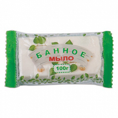 Мыло туалетное 100 г, "Банное" (ЭФКО), 80346 (арт. 601587) купить в интернет-магазине ТОО Снабжающая компания от 196 T, а также и другие Мыло туалетное кусковое на сайте dulat.kz оптом и в розницу
