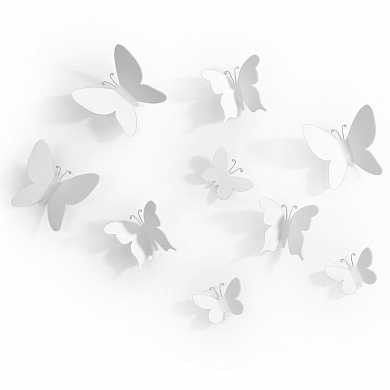 Декор для стен Mariposa 9 элементов белый (арт. 470130-660) купить в интернет-магазине ТОО Снабжающая компания от 10 437 T, а также и другие Декор стен на сайте dulat.kz оптом и в розницу