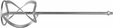 Насадка, ЗУБР ЗМРН-1-120-02, перемешивание снизу-вверх, М14, d=120 мм, L=590 мм (арт. ЗМРН-1-120-02_z01) купить в интернет-магазине ТОО Снабжающая компания от 8 918 T, а также и другие Насадки на дрель на сайте dulat.kz оптом и в розницу