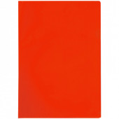Папка-уголок OfficeSpace, A4, 100мкм, прозрачная красная (арт. Fmu15-10_880)