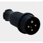T-Plast Вилка Прямая Каучук 3P+Е 3Х32 380-415 V 31.03.301.0300 (арт. 328210)