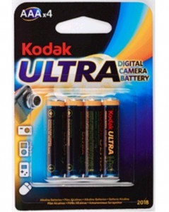 Э/п Kodak ULTRA DIGITAL LR03/286 BL4 (арт. 583087) купить в интернет-магазине ТОО Снабжающая компания от 343 T, а также и другие R03/AAA 286 батарейки (мизинчиковые) на сайте dulat.kz оптом и в розницу