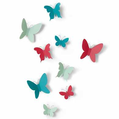 Декор для стен Mariposa 9 элементов разноцветный (арт. 470130-022) купить в интернет-магазине ТОО Снабжающая компания от 10 437 T, а также и другие Декор стен на сайте dulat.kz оптом и в розницу