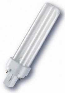 Лампа люминесцентная OSRAM G24d-3 26W 3000 DULUX 2K D 26W/31-830 (арт. 331448)