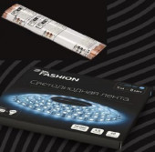 ЭРА Лента св/д 12V 7.2W/m 30Led/m IP20 Холодный белый 5м (интерьерная) SMD5050 LS5050-30LED-IP20-W (арт. 342853)