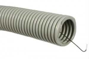Труба гофрированная T-plast ПВХ 20 мм, с зондом (арт. 440108)