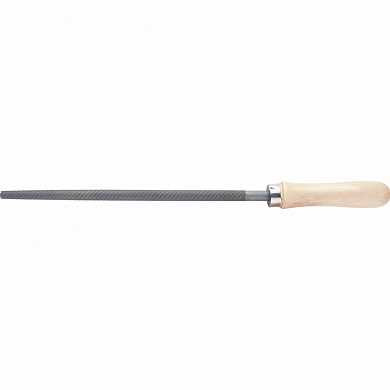 Напильник, 200 мм, круглый, деревянная ручка СИБРТЕХ (арт. 16126)