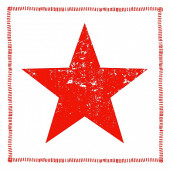 Салфетки Star fashion 20 шт. красные (арт. 3332206)
