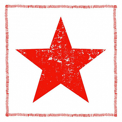 Салфетки Star fashion 20 шт. красные (арт. 3332206)