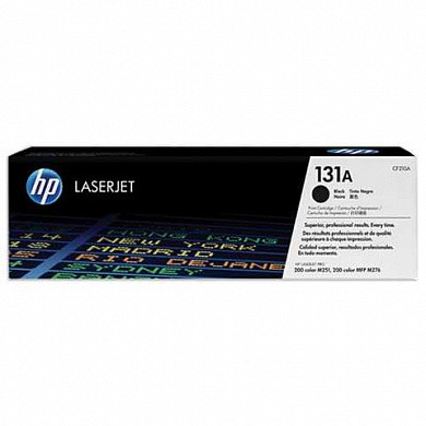 Картридж лазерный HP (CF210A) LaserJet Pro 200 M276n/M276nw, черный, оригинальный, ресурс 1600 стр. (арт. 361089)