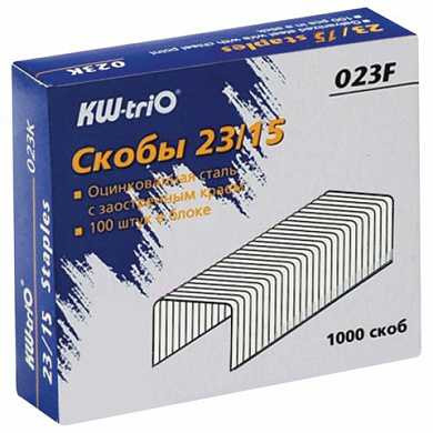 Скобы для степлера KW-trio №23/15, 1000 шт., -023F (арт. 225137) купить в интернет-магазине ТОО Снабжающая компания от 1 519 T, а также и другие Скобы для степлеров на сайте dulat.kz оптом и в розницу