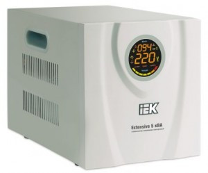 Стабилизатор напряжения переносной релейный Extensive 10 кВА IEK (арт. 515922)