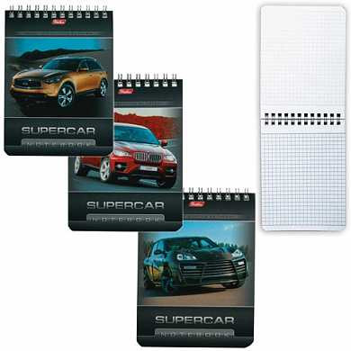 Блокнот А6, 40 л., гребень, лакированная обложка, HATBER, "Машины", 110х145 мм, 40Б6B1гр, В12284 (арт. 121474) купить в интернет-магазине ТОО Снабжающая компания от 196 T, а также и другие Блокноты и записные книжки на сайте dulat.kz оптом и в розницу