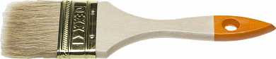 Кисть флейцевая DEXX, деревянная ручка, натуральная щетина, индивидуальная упаковка, 63мм (арт. 0100-063_z02)