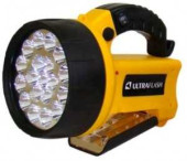 Ultraflash Фонарь Led3712 Accuprofi (Акк. 4V 2.5Ah) 19Светодиод. + 8Светодиод. Желтый/Пластик (арт. 13263)