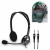 Наушники с микрофоном (гарнитура) LOGITECH H110, проводная, компьютерная, 1,83 м, стерео, 2 x mini jack 3,5 мм, черная, 981-000271 (арт. 511384) купить в интернет-магазине ТОО Снабжающая компания от 17 591 T, а также и другие Наушники, гарнитуры на сайте dulat.kz оптом и в розницу