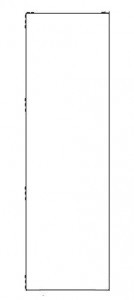 EKF Боковая панель для ВРУ 1800 быстросъемная mb15-07-01m (арт. 457980)