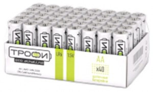 Э/п ТРОФИ ECO LR6/316 bulk 40 (арт. 618553) купить в интернет-магазине ТОО Снабжающая компания от 196 T, а также и другие R6/AA 316 батарейки (пальчиковые) на сайте dulat.kz оптом и в розницу