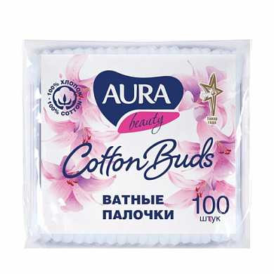 Ватные палочки 100 шт., AURA, полиэтиленовый пакет, 1646, 6470 (арт. 127485) купить в интернет-магазине ТОО Снабжающая компания от 392 T, а также и другие Ватные палочки и диски на сайте dulat.kz оптом и в розницу