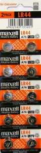 Батарейка Maxell G13 (357A) Lr44 Bl10 (арт. 290)