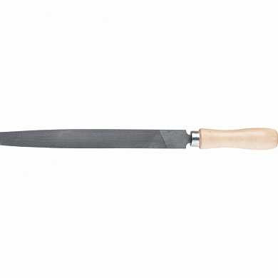 Напильник, 200 мм, плоский, деревянная ручка СИБРТЕХ (арт. 16226)