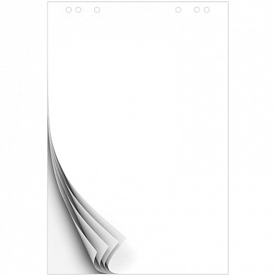 Блокнот для флипчарта OfficeSpace 67,5*98см, 10л., белый, 80г/м2 (арт. 257320)