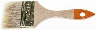 Кисть флейцевая DEXX, деревянная ручка, натуральная щетина, индивидуальная упаковка, 75мм (арт. 0100-075_z02)