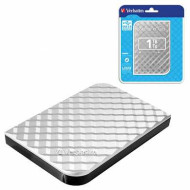 Диск жесткий внешний HDD VERBATIM "Store 'n' Go", 1 TB, 2,5", USB 3.0, серебристый, 53197 (арт. 511902)