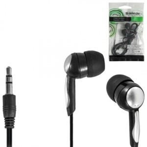 511702 Наушники DEFENDER Basic 603, проводные, 1,1 м, вкладыши, черные, 63603 (арт. 582649) купить в интернет-магазине ТОО Снабжающая компания от 2 695 T, а также и другие Наушники, гарнитуры на сайте dulat.kz оптом и в розницу