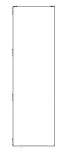 EKF Боковая панель для ВРУ 2000 быстросъемная mb15-04-01m (арт. 457982)