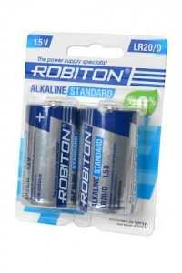 Батарейка Robiton LR20/373 BL2 (арт. 558339) купить в интернет-магазине ТОО Снабжающая компания от 1 568 T, а также и другие R20/D 373 батарейки на сайте dulat.kz оптом и в розницу