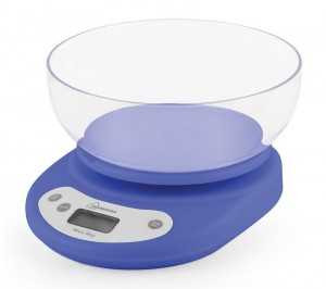 Весы кухонные электронные HomeStar HS-3001, до 5 кг, деление 1 г, съемная чаша 1.2 л, ААх2, 2662 (арт. 564289)