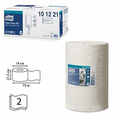 Полотенца бумажные с центральной вытяжкой мини TORK (Система M1), комплект 11шт., Advanced, 75 м, 2-слойные, белые, 101221 (арт. 124560)
