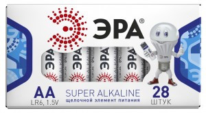 ЭРА LR6-28 Super Alkaline box 1261 (арт. 660655) купить в интернет-магазине ТОО Снабжающая компания от 343 T, а также и другие R6/AA 316 батарейки (пальчиковые) на сайте dulat.kz оптом и в розницу