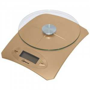 Весы кухонные электронные HomeStar HS-3002, до 5 кг, деление 1 г, стекло, платформа, CR2032х1, 2663 (арт. 564290)