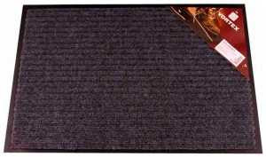 Коврик придверный Vortex "Ребристый", влаговпитывающий, 40х60см, серый, 22075 (арт. 606997) купить в интернет-магазине ТОО Снабжающая компания от 1 813 T, а также и другие Придверные коврики на сайте dulat.kz оптом и в розницу