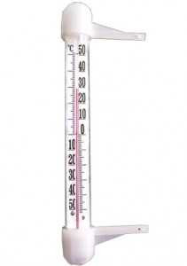 Термометр оконный ТБ-3-М1 исп.14 (-50...+50), 18*2см, на гвоздиках