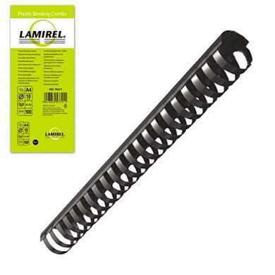 Пружины пластиковые для переплета LAMIREL, комплект 100 шт., 10 мм, для сшивания 41-55 л., черный, LA-78671 (арт. 531330) купить в интернет-магазине ТОО Снабжающая компания от 4 067 T, а также и другие Пружины для переплета на сайте dulat.kz оптом и в розницу