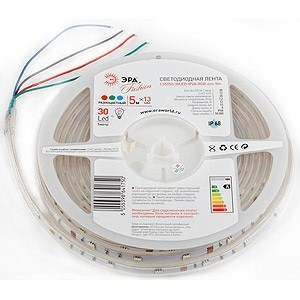 ЭРА Лента св/д 12V 7.2W/m 30Led/m IP68 RGB 5м (герметич.) SMD5050 LS5050-30LED-IP68-RGB, ECO (арт. 485426) купить в интернет-магазине ТОО Снабжающая компания от 9 261 T, а также и другие Светодиодные ленты на сайте dulat.kz оптом и в розницу