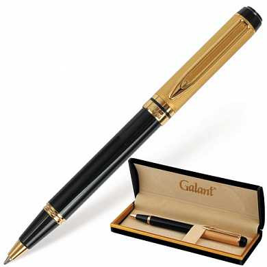 Ручка подарочная шариковая GALANT "Classic", корпус черный с золотистым, золотистые детали, пишущий узел 0,7 мм, синяя, 140400 (арт. 140400)