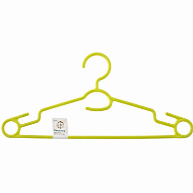 Вешалка пластиковая для легкой одежды, цветная 38 см. ELFE (арт. 92929)