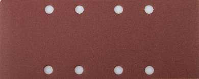 Лист шлифовальный универсальный STAYER "MASTER" на зажимах, 8 отверстий по краю, для ПШМ, Р100, 93х230мм, 5шт (арт. 35465-100)