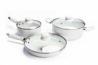 Набор посуды с керамическим покрытием из 6 предметов «Семейный ужин» (арт. TD 0153)