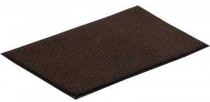 Коврик придверный Vortex "Ребристый", влаговпитывающий, 50х80см, коричневый, 22084 (арт. 607000) купить в интернет-магазине ТОО Снабжающая компания от 5 138 T, а также и другие Придверные коврики на сайте dulat.kz оптом и в розницу