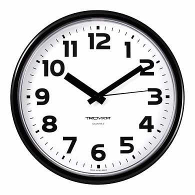 Часы настенные TROYKA 91900945, круг, черные, черная рамка, 23х23х4 см (арт. 452286) купить в интернет-магазине ТОО Снабжающая компания от 5 684 T, а также и другие Часы и будильники на сайте dulat.kz оптом и в розницу