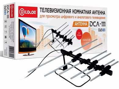 Антенна Комнатная D-Color Dca-111 (Дмв,Dvb-T/T2) Пассивная, 4Db, С Кабелем 2М (арт. 556348) купить в интернет-магазине ТОО Снабжающая компания от 7 497 T, а также и другие Антенны ТВ, усилители, тюнеры на сайте dulat.kz оптом и в розницу