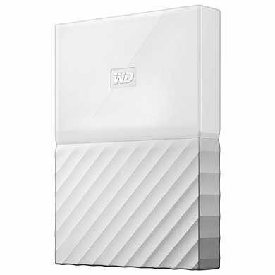 Диск жесткий внешний HDD WESTERN DIGITAL "My Passport", 1 TB, 2,5", USB 3.0, белый, WDBBEX0010BWT (арт. 512689) купить в интернет-магазине ТОО Снабжающая компания от 79 919 T, а также и другие Внешние жесткие диски на сайте dulat.kz оптом и в розницу