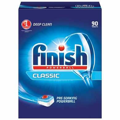 Средство для мытья посуды в посудомоечных машинах 90 шт., FINISH (Финиш) Classic "PowerBall", таблетки, 257268 (арт. 602009)